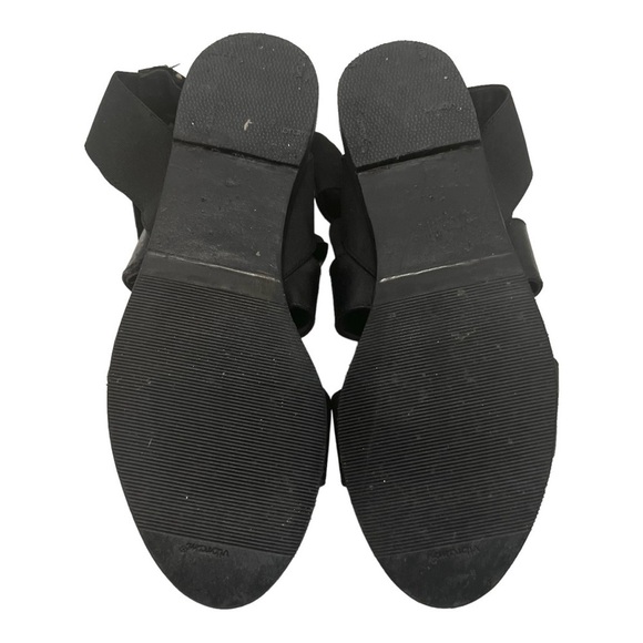 Silent Damir Doma Black Leather Stretch Gladiator Sandals Women’s 38 - Picture 8 of 12